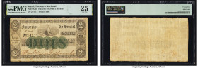 Brazil Thesouro Nacional 2 Mil Reis 1833 (ND 1843-60) Pick A220. PMG Very Fine 25. 

HID09801242017

© 2022 Heritage Auctions | All Rights Reserved