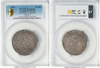 Dutch Republic silver "Reopening Maritime Commerce" Medal 1596 AU Details (Tooled) PCGS, Van Loon-I-pg. 488, Betts-16, VC-1. 53mm. A thoroughly engagi...