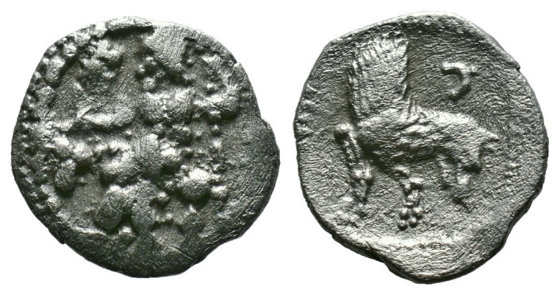 Cilicia - AR Obol (uncertain mint or satrap, Tarsus (?), c. 4th centur 
 Baal en...