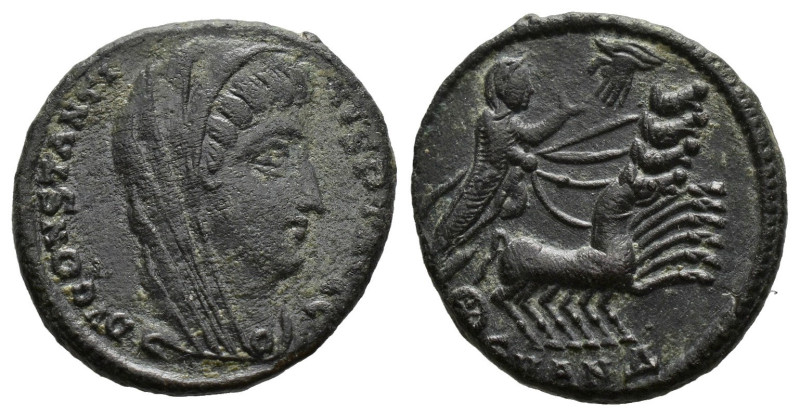 Divus Constantine I. Died AD 337. AE. Antioch 
Veiled head of Constantine right ...