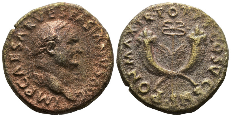 Vespasian. A.D. 69-79. Rome mint, Struck A.D 74. 
 laureate head right 
Rev. win...