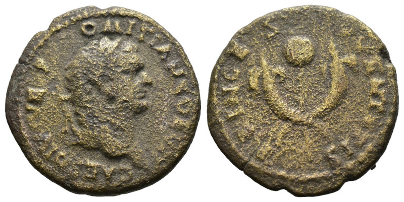 Thrace. Perinthos. Domitian as Caesar AD 69-81
Laureate head right 
Rev. Poppy b...