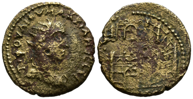 BITHYNIA. Nicaea. Macrianus, usurper, 260-261. 
Radiate, draped and cuirassed bu...