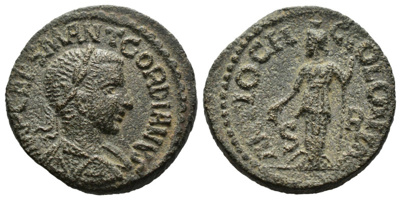 Pisidia Antioch Gordianus III. (238-244) AE. 
laureate, draped and cuirassed bus...