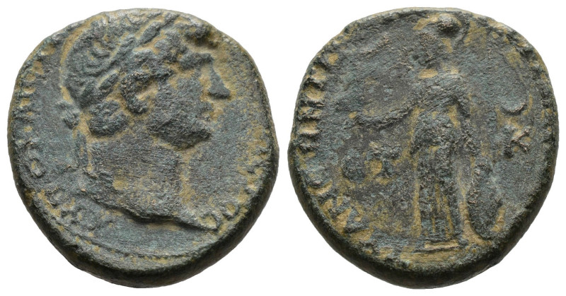 Cappadocia, Tyana. Hadrian. A.D. 117-138. AE. 
Laureate head of Hadrian right 
R...