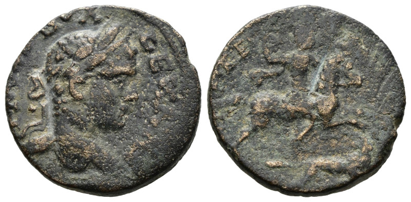 Severus Alexander (222-235). Unreadable City. 
Laureate head right.
Severus Alex...