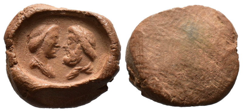 3rd century BC - 3rd AD century 
(Terracota, 1.45g 18mm)