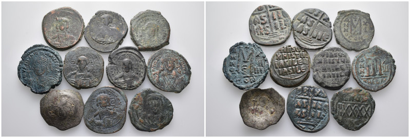 (Bronze, 125.63g) 10 Ancients Pieces. Sold as seen