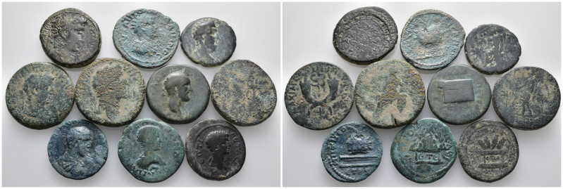 (Bronze, 133.13g) 10 Ancients Pieces. Sold as seen