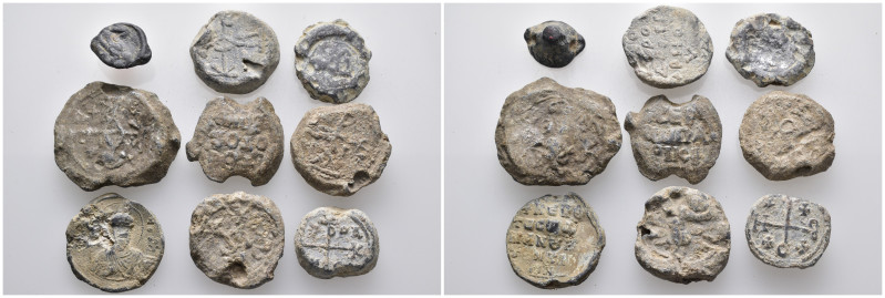 (Seal, 106.02g) 9 Ancients Pieces. Sold as seen