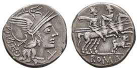 Römer Republik
L. Antestius Gragulus, 136 v.u.Z. AR Denar 136 v.u.Z. Rom mit altem Sammlungszettelchen Crawford 238/1 RSC Antestia 9 RBW 980 ex Hirsc...