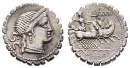 Römer Republik
C. Naevius Balbus, 79 v.u.Z. AR Denar Cr. 382 3.93 g. vz