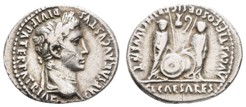 Römer Kaiserzeit
Augustus, 27 v.u.Z.-14 u.Z. AR Denar 2 v.u.Z.-4 u.Z. Lugdunum ...