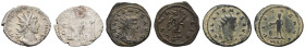 Römer Kaiserzeit
Gallienus, 253-268 AR Antoninian mit Sorgfalt angelegte Sammlung aus 48 Antoninianen des Kaisers Gallienus, darunter auch zwei Prägu...