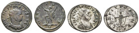 Römer Kaiserzeit
Tacitus 275-276 AE Antoninian Lot aus 7 Münzen des Kaiser Tacitus, RIC 87 (FIDES MILITVM), RIC 89 (LAETITIA FVND / mit fast vollstän...