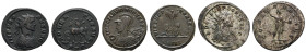 Römer Kaiserzeit
Probus, 276-282 AE Antoninian kleine Sammlung aus 22 Münzen, großes Spektrum an Revers-Motiven (z. B. ADVENTVS, FELICITAS, CLEMENTIA...