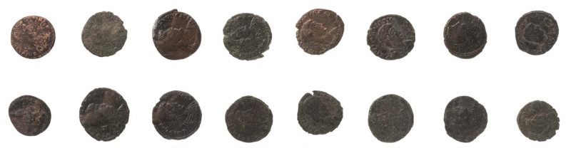 Römer Kaiserzeit
Julianus II. Apostata, 355-363 Konvolut aus 16 Kleinbronzen, a...