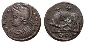 Römer Kaiserzeit
Kleinlot Lyon 8 spätantike Bronzemünzen aus der Münzstätte Lyon, darunter zwei BEATA TRANQUILLITAS-Prägungen und eine Urbs Roma (Rv....