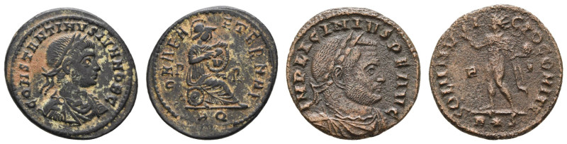 Römer Kaiserzeit
Kleinlot Rom Lot aus 11 spätantiken Bronzemünzen der stadtrömi...