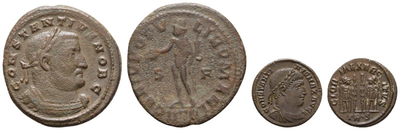 Römer Kaiserzeit
Kleinlot Trier Lot aus 23 spätantiken Bronzemünzen, aus einer ...