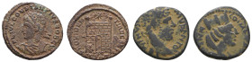 Römer Kaiserzeit
Lots und Sammlungen kleines vielfältiges Lot aus überwiegend kaiserzeitlichen und spätantiken Münzen, insgesamt mehr als 30 Stück, a...