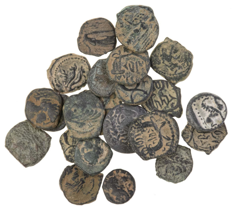 Orient Nabathaea
 Æ Lot aus 25 Bronzemünzen, verschiedene Herrscher, gestaffelt...