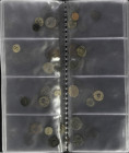 Lots und Sammlungen
 ein Album mit ca. 100 antiken Bronzemünzen, überwiegend spätantik und byzantinisch, auch einzelne Provinzialprägungen, dazu noch...