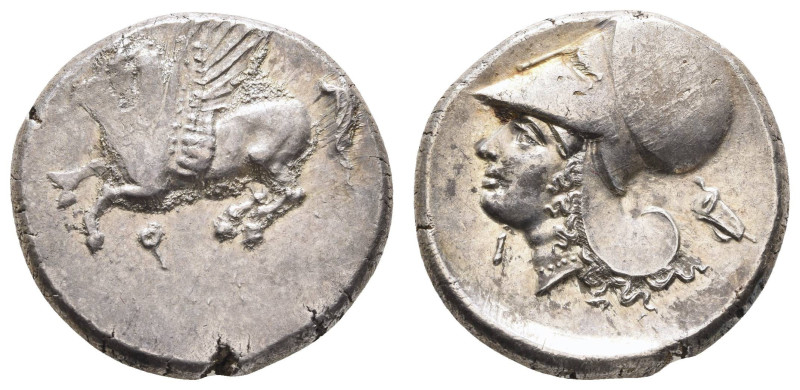 Lots und Sammlungen
 Korinth, Stater, ca 400 v.Chr., Pegasus / Athenakopf (8,6 ...