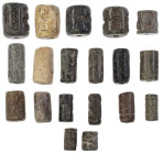 Antike Objekte
 kleine Sammlung aus insgesamt 19 antiken Rollsiegeln aus dem vorderasiatischen Raum, unterschiedliche Größen und Durchmesser, zylindr...