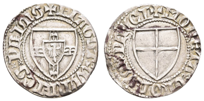 bis 1799 Deutscher Orden
Winrich von Kniprode, 1351-1382 Schilling ohne Jahr Ne...