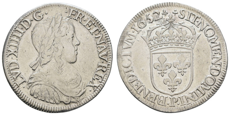 bis 1799 Frankreich
Ludwig XIV., 1643-1715 1/2 Ecu 1652 Dijon ss