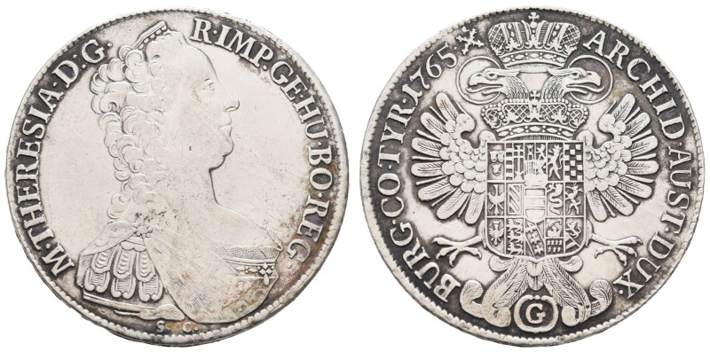 bis 1799 Habsburg
Maria Theresia, 1740-1780 Taler 1765 Günzburg Münzmeister Tob...