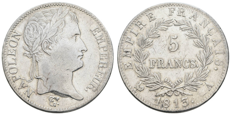 ab 1800 Frankreich
Napoléon I., 1804-1814 5 Francs 1813 Paris Überdurchschnittl...