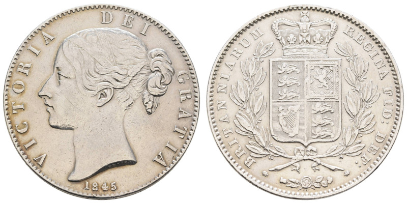 ab 1800 Großbritannien
Victoria, 1837-1901 Crown 1845 kleinere Kratzer im Feld ...