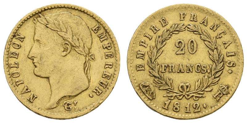 ab 1800 Italien
Königreich, Napoléon I., 1804-1815 20 Francs 1812 Rom Fried. 51...