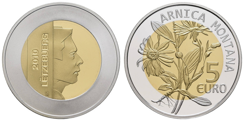 Euroländer Luxemburg
 5 € 2010 ff. Serie "Faune et Flore des Luxembourg 2010-20...