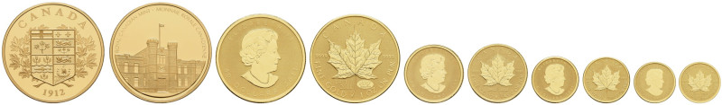 Canada
Bundesstaat 2011 Gold Maple Leaf Set ,1, 5, 10 & 50 Dollars 2011 und ver...