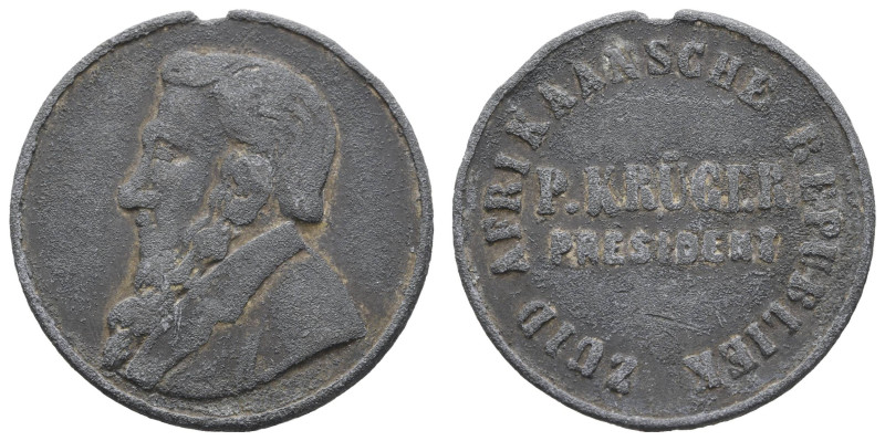 Südafrika
Burenrepublik, 1857-1902 Token Guss aus unedlem Metall, wahrscheinlic...