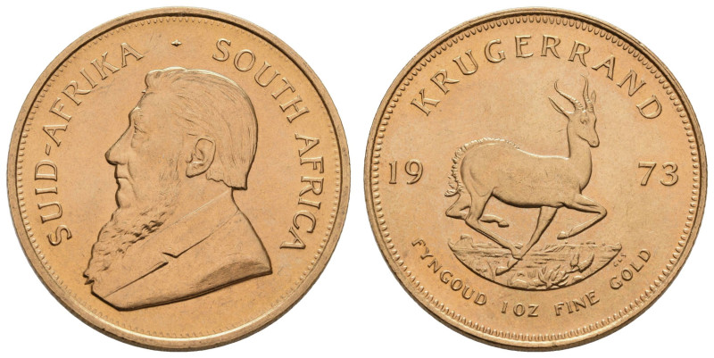 Südafrika
Republik Krügerrand 1973 Pretoria bankfrisch K.M. 73 Fried. B1 vz-st...