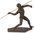 Sonstiges
 Gunnar Tidemand Janson 1901 -1983: Speerwerfer Bronzeguss Statuette "Idrettsmerke-Statuetten", Höhe: 32 cm.