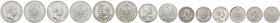 Kaiserreich Silbermünzen Allgemein
 kleine Sammlung von ca 42, meist verschiedenen (nach Jahren) Kaiserreich-Münzen 2- 5 Mark sowie ein Vereinstaler ...