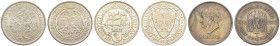 Weimarer Republik
 kleine Sammlung der 3 und 5 RM Gedenkmünzen, meist um vz oder besser: 9x 3 Reichsmark (Tübingen 1927 F, Dinkelbühl 1928 D, Dürer 1...