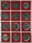 DDR
 kleine Sammlung von ca. 18x 5, 11x 10 und 7x 20 Mark im Album, dazu noch DDR-Kleinmünzen