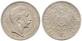 Allgemein
 schönes Lot aus 14 Münzen der Weimarer Republik und des dritten Reichs, 1901 bis 1939, darunter 3 Mark der Hansestadt Hamburg von 1913 (J....