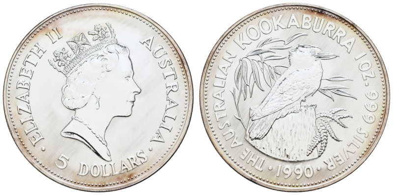 Australien
Elizabeth II., 1952-2022 Kookaburra, 21 gekapselte Unzen, je st, tei...