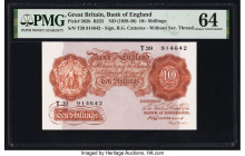 Great Britain Bank of England 10 Shillings ND (1928-48) Pick 362b PMG Choice Uncirculated 64. 

HID09801242017

© 2022 Heritage Auctions | All Rights ...