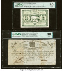 Greenland State Note 5 Kroner ND (1945) Pick 15Aa PMG Very Fine 30; Jersey States of the Island of Jersey 5 Pounds 1.9.1840 Pick A1b PMG Very Fine 30....