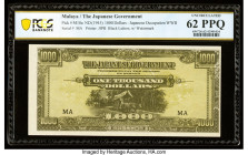Malaya Japanese Government 1000 Dollars ND (1945) Pick M10a PCGS Banknote Uncirculated 62 PPQ. 

HID09801242017

© 2022 Heritage Auctions | All Rights...