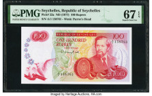 Seychelles Republic of Seychelles 100 Rupees ND (1977) Pick 22a PMG Superb Gem Unc 67 EPQ. 

HID09801242017

© 2022 Heritage Auctions | All Rights Res...