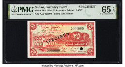 Sudan Currency Board 25 Piastres 1956 Pick 1Bs Specimen PMG Gem Uncirculated 65 EPQ. One POC. 

HID09801242017

© 2022 Heritage Auctions | All Rights ...